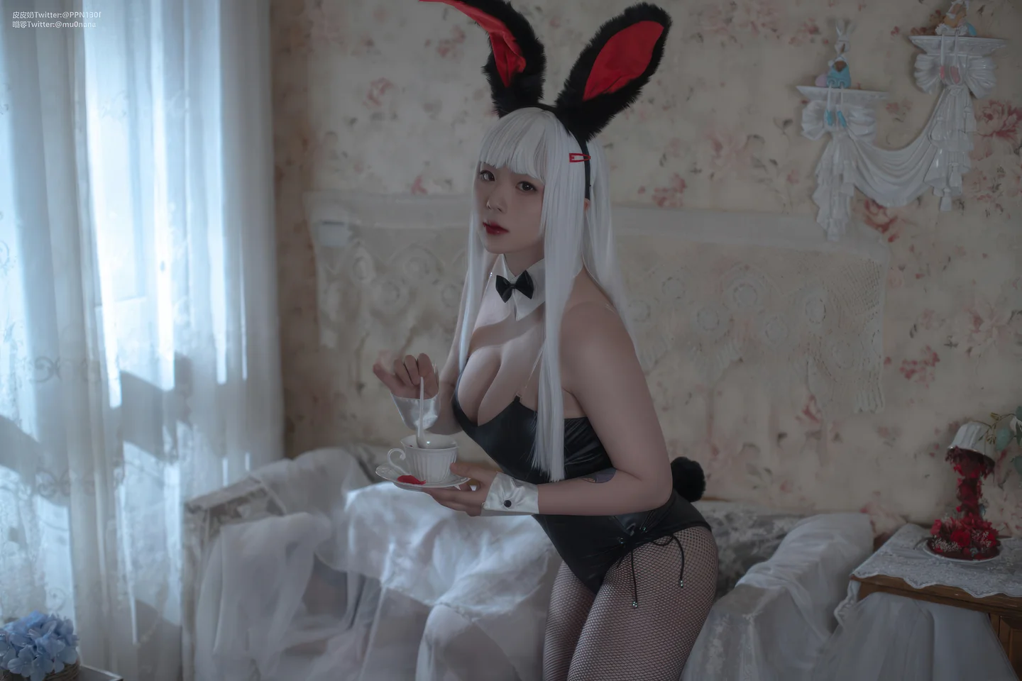 皮皮奶 - &喵零 双人兔兔 [51P-454MB] tg@simisebaisi 【丝足阁】003.webp